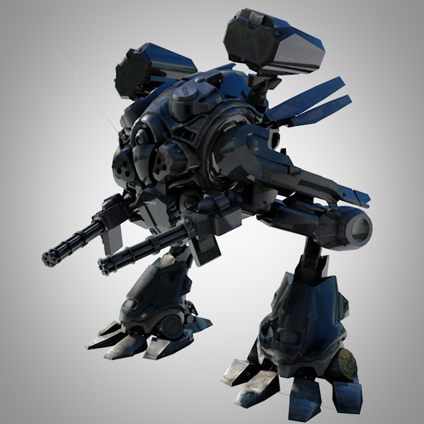 3D模型-机械手护甲机器人 3D模型 格式支持C4D  免费下载